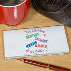 It's All About Personalized Checkbook Cover
